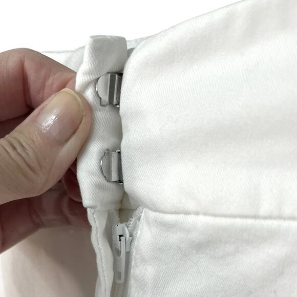 NWT TALBOTS‎ The Daily Ankle Cream Cropped Pants Women’s Size 16 - Picture 8 of 14